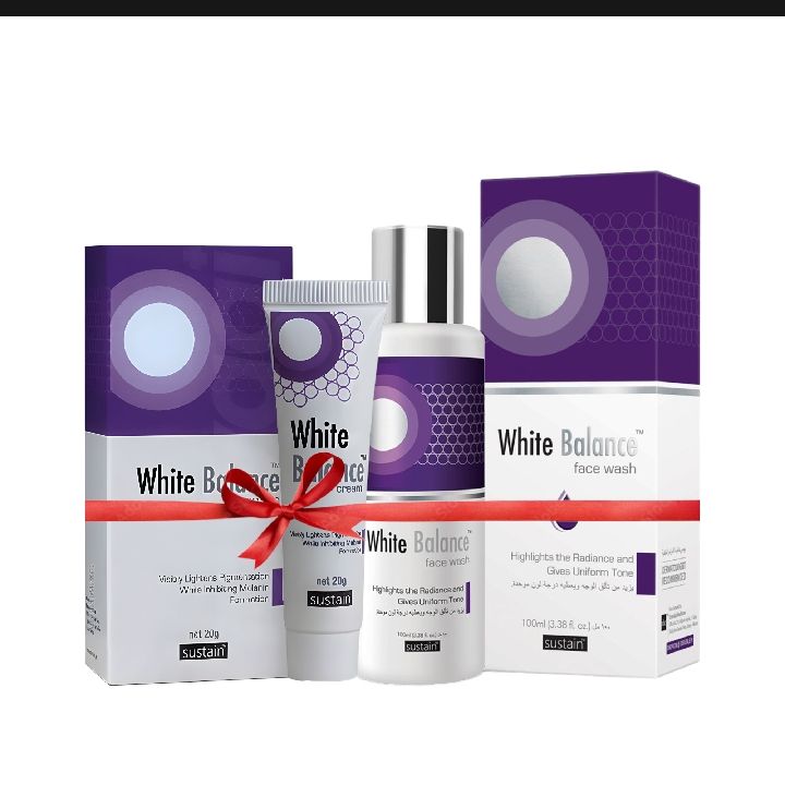 White balance Cream + Face wash Bundle