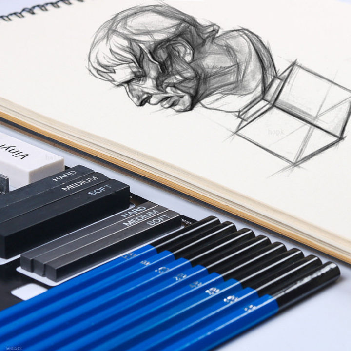 26%20Pieces%20Professional%20Drawing%20Pencil%20Sketch%20Set%20Complete%20Artist%20Kit%20Pencil%20Pencil%20Sharpener%20Eraser%20Tools%20Art%20Supplies%20-%20Image%206