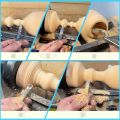 Carbide Tipped Wood Turning Tools Set Lathe Rougher Finisher Swan Neck Hollowing Tools Woodturning Chisel Lathe Gouge. 