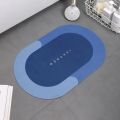 Bathroom Mat Absorbent Customize Modern Simple Non Slip Diatom Mud Quick Drying High Qualit Home Oil proof Kitchen Bath Mat.