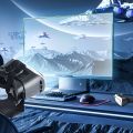 3D VR Glasses Virtual Reality Viar Goggles Headset Devices Smart Helmet Lenses For Cell Phone Mobile Smartphones Viewer.