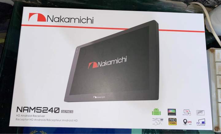 Nakamichi android lcd 5240 with car play & auto play 2Gb ram / 32Gb rom storage