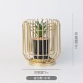Luxury Metal Cage With Artificial Plant pack Of 2. 