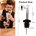 4/8/16/24 Packs Liquor Bottle Pourers for Alcohol Stainless Steal Liquor Bottle Dispensers Speed Pourers for Spirits Bottles.
