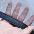 Mosquito-proof screen window, self-adhesive window mosquito net, summer insect-proof door, window mosquito net【BLACK】. 