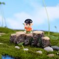 1pc Tree Stump Bridge Model Mini Resin Fairy Garden Miniatures DIY Doll House/ Terrarium/ Succulents/ Micro Landscape Decoration. 