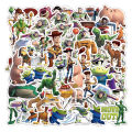 50 PCS Disney Cartoon Cute Toy Story Cool Stickers For Holiday Party Gifts Skateboard Laptop Cup Helmet DIY Decoration Stickers. 
