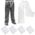 5/10pcs Disposable Raincoat Pants Portable Splash Proof Split Raincoat Outdoor Travel Drifting Cycling Feet-wrapped Rain Pants.