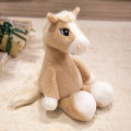 22cm Cute Big Eyes Horse Plush Dolls Soft Catton Stuffed Animal High Quality Plush Toys Classic Birthday Gift For Childrens. 