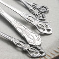 4/6/16/24pcs Stainless steel silver knife, fork and spoon tableware set Royal high-end tableware Suitable for family hotel party. 