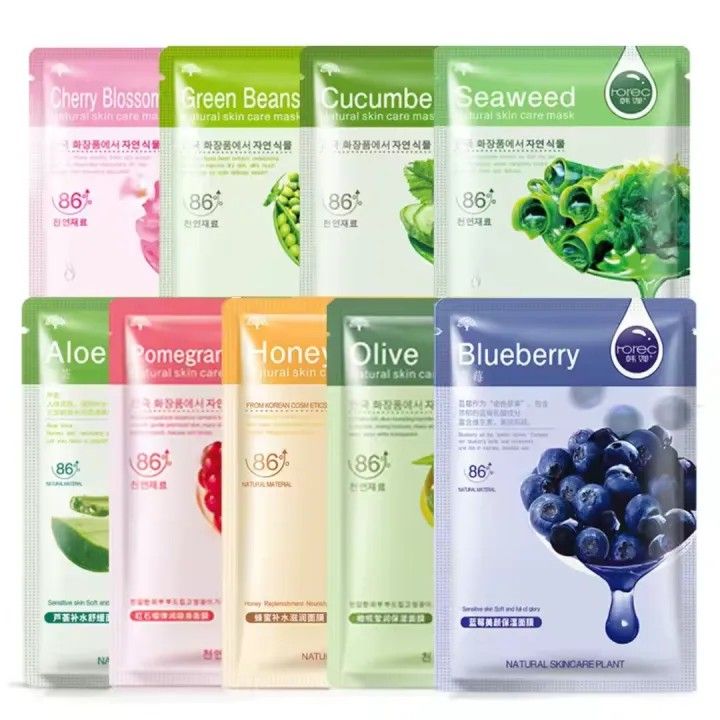 Bioaqua%20Skin%20Care%20Sheet%20Mask%20Aloe%20Olives%20Pomegranate%20Seaweed%20Batch%20Facial%20Mask%20Korean%20Face%20Care%20Green%20Tea%20Stick%20Masks%20-%20Image%202