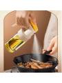 1 pc Sprayer Glass Kitchen Household Air Fryer Spray Bottle Atomized Mist Cooking Oil Spray Bottle Spray Bottle Oil Tank. 