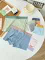 Teenage Boys Modal Boxers Sports Shorts Antibacterial Breathable Underwear for Middle/High School 12-18 Years Development Period. 
