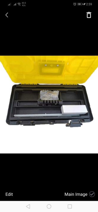 16.5"-inch%20Tool%20Box%20Plastic%20Tool%20Box%20with%20Tray%20and%20Organizers%20Includes%208%20Small%20Squares%20-%20Image%203