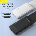 P5k 10000mah dual port dual usb powerbank black colur. 