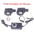 DC 12V/24V Portable Air Blower 2500R Centrifugal Radial Air Cooler 7530 Smelting Metal Fan BBQ Blower Charcoal Cooling Fan. 