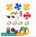 DC Motor Fan Set Electronic Science Project Kit With Battery DIY Kit For Students.... 