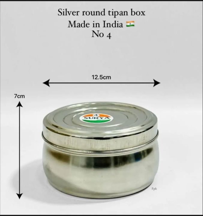 Stainless%20Steel%20Lunch%20Box%20/%20Tiffin%20Box%203%20Pcs%20Combo%20Set%20Good%20Quality%20Food%20Storage%20Basket%20-%20Image%203