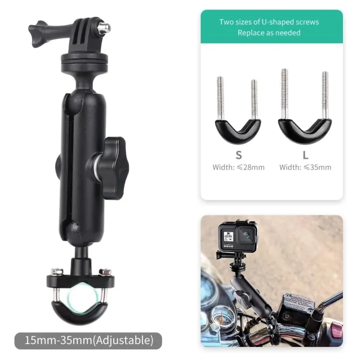 Motorcycle%20Handlebar%20Mount%20Aluminum%20Alloy%20Bike%20Holder%20For%20GoPro%20Hero%2013%2012%2011%2010%209%208%20Insta360%20DJI%20Osmo%20Action%20Camera%20Accessories%20-%20Image%202
