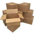Brown Corrugated Cardboard Mailer Box with Lids Small Item Shipping Box Single Wall 5.7x3.3x4.1inches 32Lb/sq Inch.