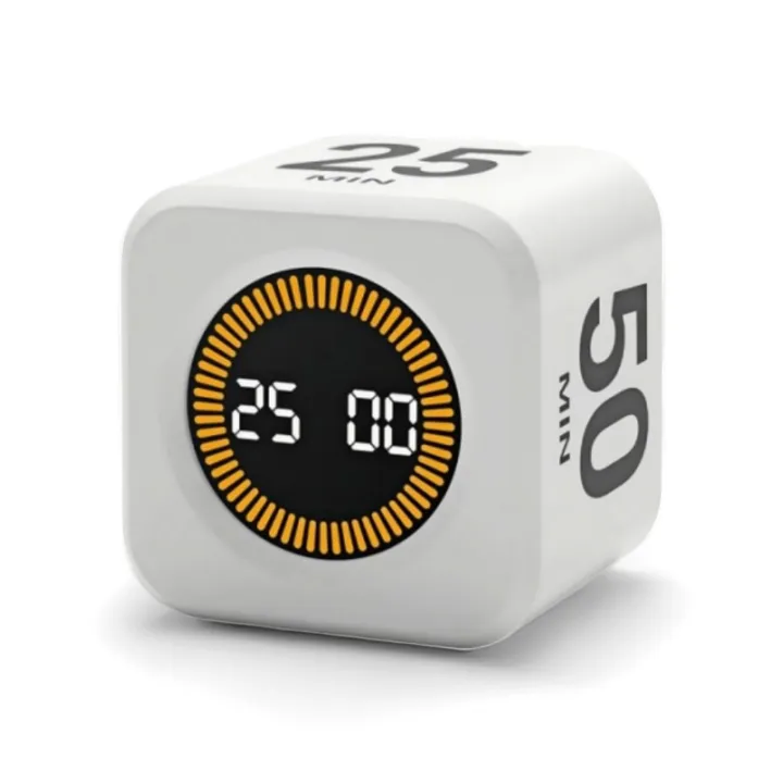 Time Tracker Cube Object Gravity Sensor Cube Timer, Visual Flip Digital Countdown Clock for ...