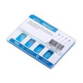 1 Box Dental Fiber Set Fiber Post & 4 Drills Dentist Product Kits. 