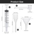 5ml perfume replenishment tool set, 8-piece plastic transparent perfume dispenser transfer tool set, perfume funnel cosmetic dis. 