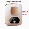 NEW Portable Waist Fan 6000mAh Neck Fan Powerful Wind for Home/Outdoor Cooling, 12H Play, 40000RPM, LED Display, 5 Speeds,.