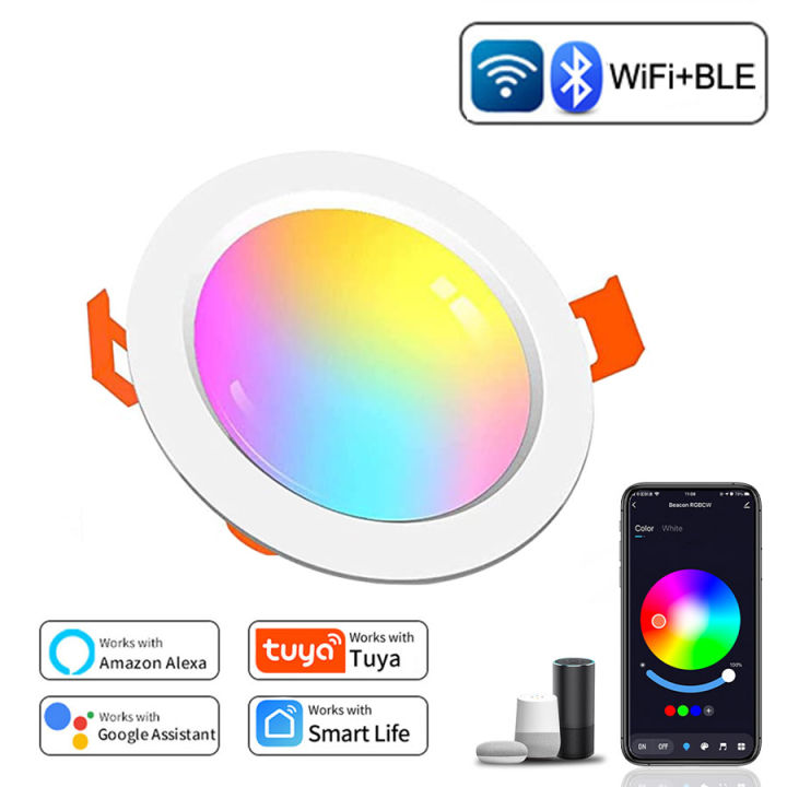 WiFi%20Smart%20LED%20Downlight%20Zigbee%20Down%20Light%20Dimmable%20Round%20Spotlight%205W%207W%2010W%2015W%20Color%20Change%20Alexa%20Google%20Home%20Vocie%20Control%20lightify%20-%20Image%207