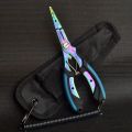 Portable Fishing Path Pliers Coated with Colored Titanium Multifunctional Fishing Pliers Gripper Stainless Steel Hook Cutter. 
