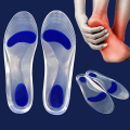 Silicon Orthopedic Insoles Gel Medical Insoles for Shoes Men Women Flat Foot Arch Support for Plantar Fasciitis Relief Shoe Pad.