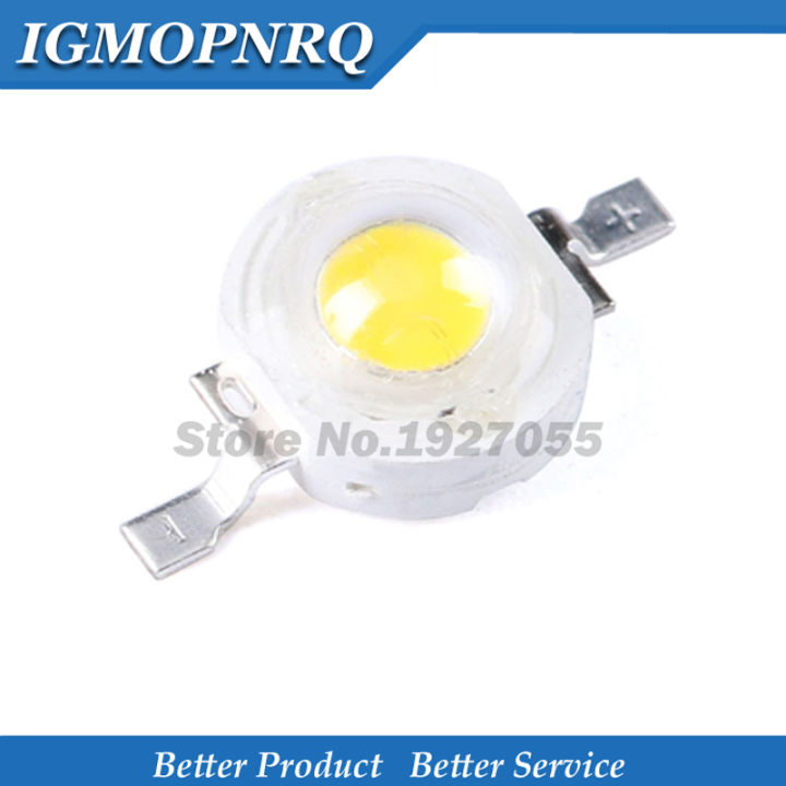 10pcs Real Full Watt CREE 1W 3W High Power LED lamp Bulb  SMD 110-120LM LEDs Chip For 3W - 18W Spot light Downlight