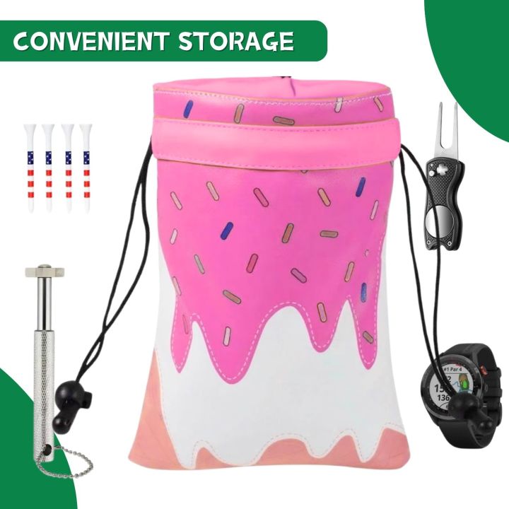 Crown%20Golf%20Valuable%20Item%20Bag,%20Funny%20Golf%20Valuables%20Pouch%20Golf%20Tee%20Pattern,%20PU%20Leather%20Golf%20Tee%20Pouch%20with%20Drawstring%20Closure%20-%20Image%204