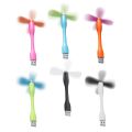 Mini USB Fans, Flexible Neck Cooling Fan, Quiet Travel Fan, Personal Portable Pocket Fan, Power BankNotebookLaptopComputer USB Desk Fan. 