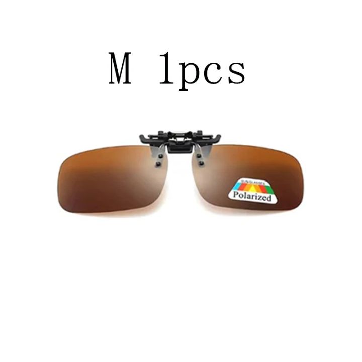 4%20Color%20Grey%20Lenses%20Polarized%20Sunglasses%20Clip%20On%20Flip%20Up%20UV%20380%20Driving%20Fishing%20Night%20Vision%20Glasses%20Clips%20-%20Image%207
