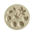 Seashell Conch Starfish Fish Under the Sea Style Pastry Baking Molds for Cookie Candy Marine Theme Cake Fondant Silicone Mold.
