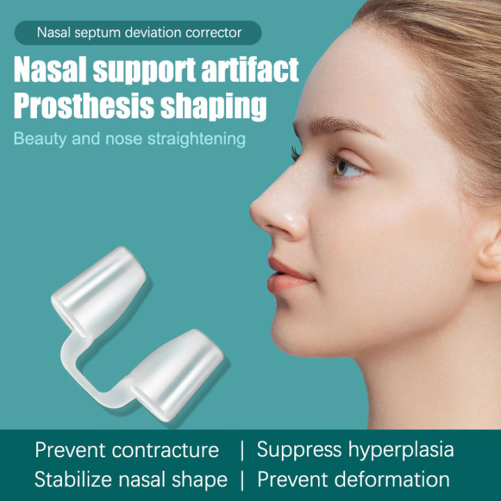 1 Pc Post-Rhinoplasty Nostril Support Silicone Rhinoplasty Shaping Nose Brace Face Nose Contouring Shaper