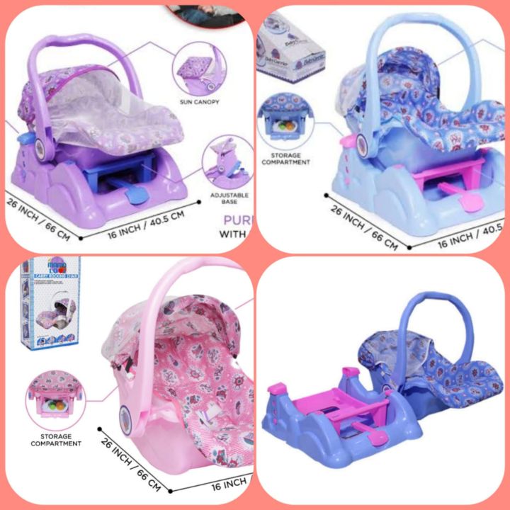 Mama love 3 in 1 baby carry cot seat with swing