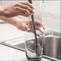 Long Handle Silicone Bottle Cleaning Brush for Water Bottles & Mugs. 