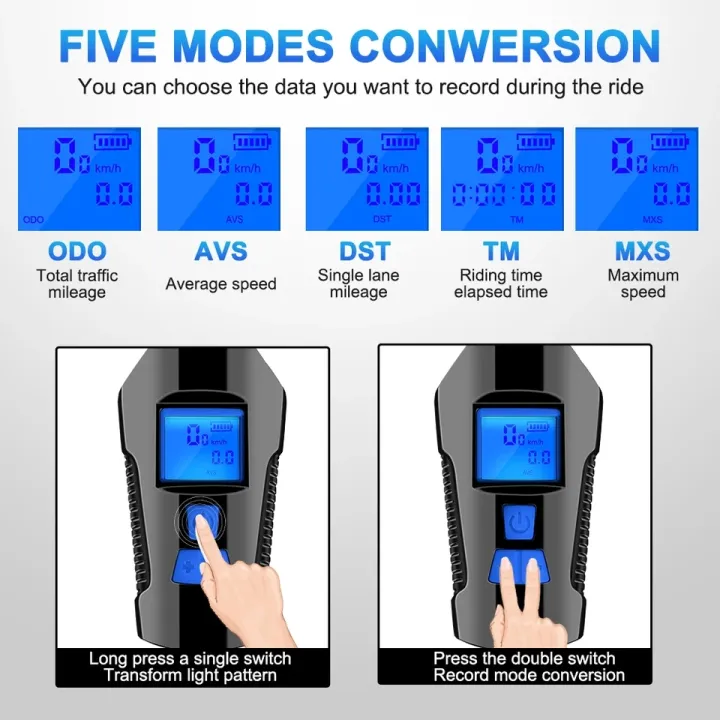 Waterproof%20FY-317%20Bicycle%20Light%20USB%20Rechargeable%20Bike%20Front%20Light%20Flashlight%20with%20Computer%20LCD%20Speedometer%20Cycling%20Lantern%20with%20Horn%20-%20Image%203