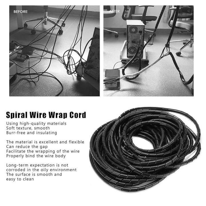 "Spiral%20Cable%20Wrap%20Wire%20Organizer%20%20Flexible%20Plastic%20Sleeve%20for%20Cable%20Management%20-%20Image%208