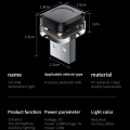 1x Car USB LED Light Mood Lamp Plug Play Universal LED Interior Atmosphere Light Auto Reading Lamp Decorations Decorative Strip.