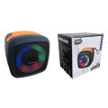 X-911 Bluetooth 5.0 USB, AUX, TF Card & FM Radio Supported RGB Lighting Speaker. 