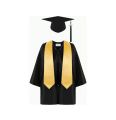 children kids graduation gown cap tassel and shawl kindergarten graduation. 