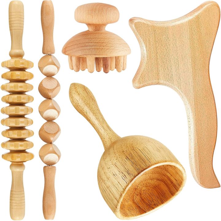Six-Wheel Fascia Muscle Roller | Cellulite Massage Roller for Muscle