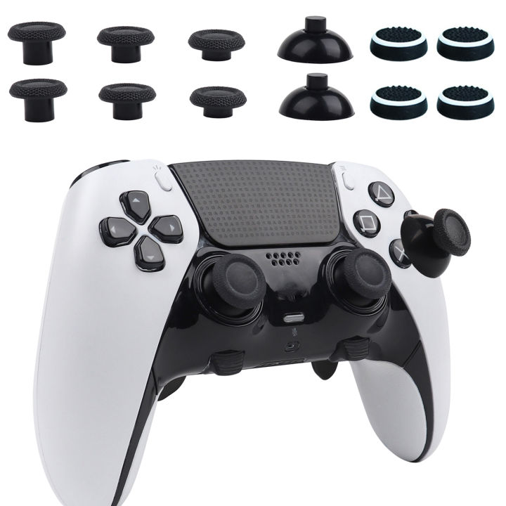 8pcs Enhanced Durable Removable Thumbsticks Analog Stick Joystick Caps Covers Swap Grips for PS5 PS4 SLIM PS4 Pro Controller