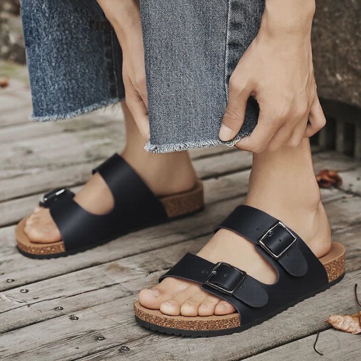 New%20Men's%20Genuine%20Leather%20Sandals%202025%20Summer%20Slippers%2035-46%20Anti-Slip%20Soft%20Sole%20Breathable%202-in-1%20Shoes%20for%20Outdoor%20Beach%20-%20Image%202