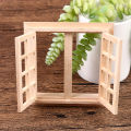 1 Set 1:12 Dollhouse Miniature DIY Wooden Window 16 Panel furniture for Children Play House Toys Accessories. 