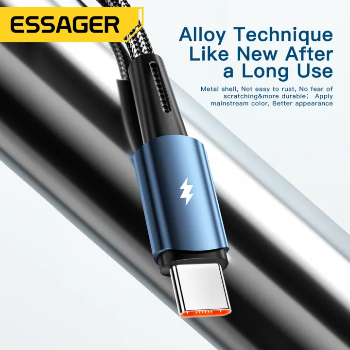 Essager%20120W%20USB%20Type%20C%20Cable%20Super%20Fast%20Charge%2067W%20Cable%20Quick%20Charge%206A%20For%20%2012Pro%20Redmi%20K50%20Note%2011Pro%20Black%20Shark5%20Pro%20-%20Image%206