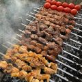 50cm 6Pcs BBQ Skewer Stainless Steel Wide Barbecue Sticks Flat BBQ Fork Outdoor Camping Picnic BBQ Utensil Kitchen Accessories.